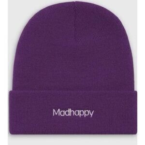 Madhappy Classic Knitted Beanie in Mulberry $60 New in Package